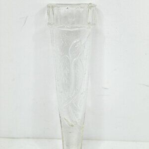 AUTOMOBILE OR CARRIAGE BUD VASE PRESSED GLASS BIRD WALL SCONCE POCKET ANTIQUE